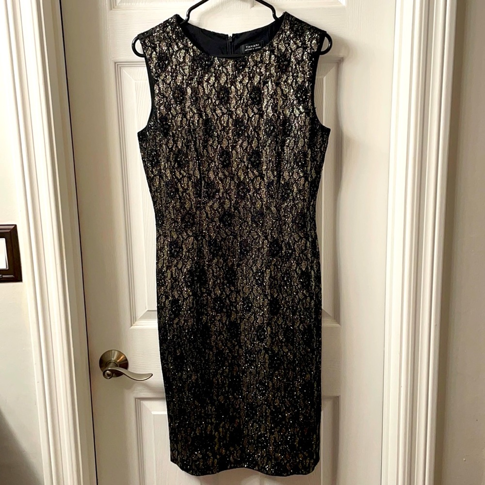 Black and silver dress